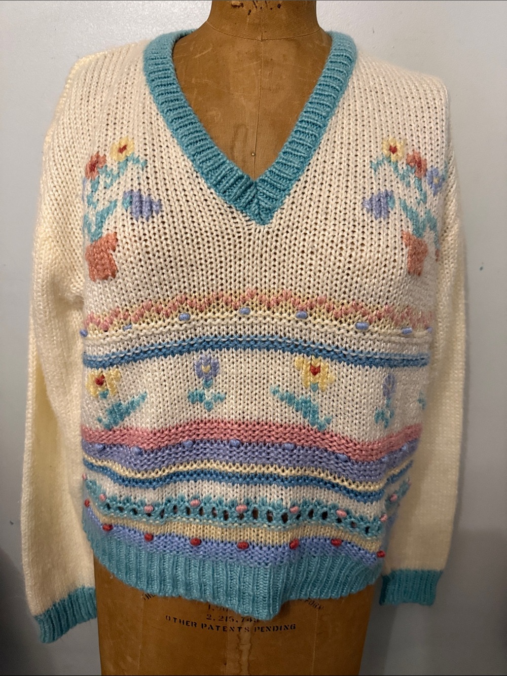 Vintage 1970’s, Acrylic Sweater,XXL